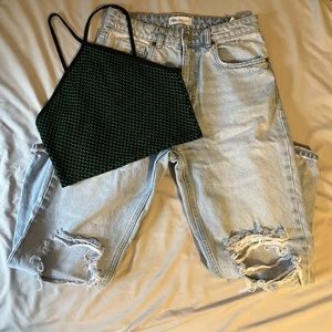 Zara Jeans and Tank